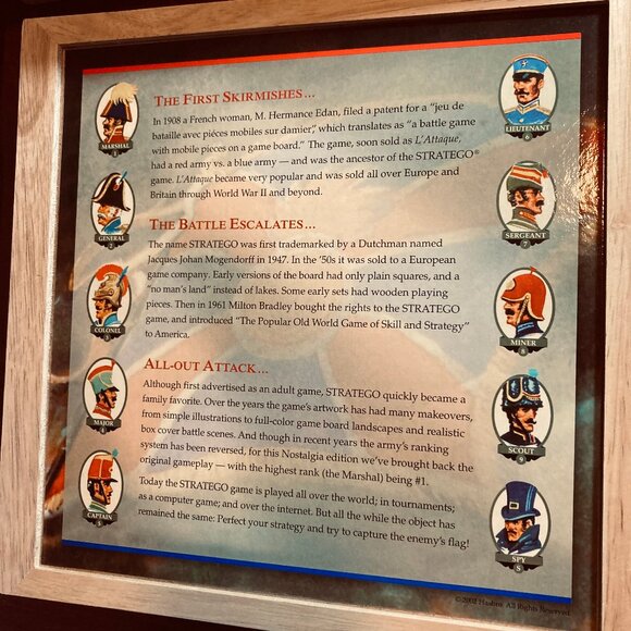 Stratego Game, Milton Bradley, Classic Game in Wooden Box, Special Edition, OS - Picture 7 of 13